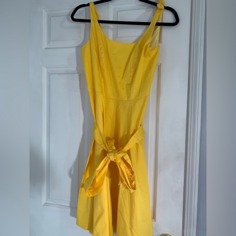 Bbonlinedress 1950's Bowknot Vintage Retro Rockabilly Swing Dress Size S Yellow